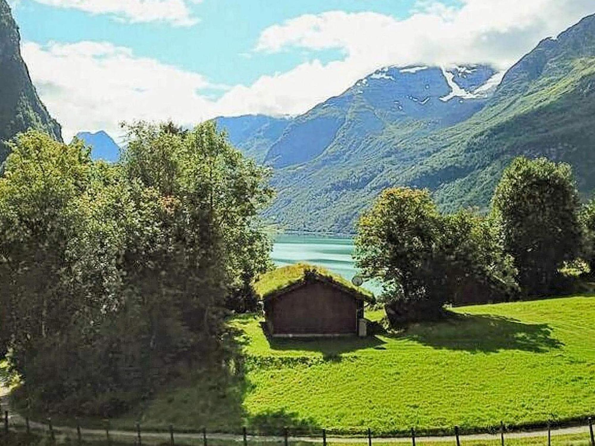 6 Person Holiday Home In Olden Exteriör bild